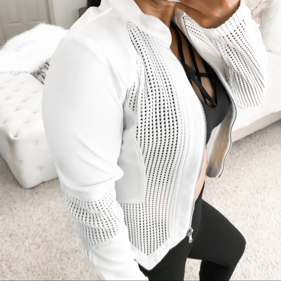 Entry s mesh workout / city athleisure jacket - Picture 2 of 13